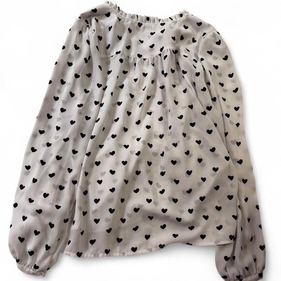 Loft small white and black blouse - Picture 3 of 4